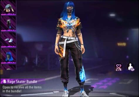 Free Fire Max में Rage Skater Bundle आधे Diamonds में करें Claim, डेली ...