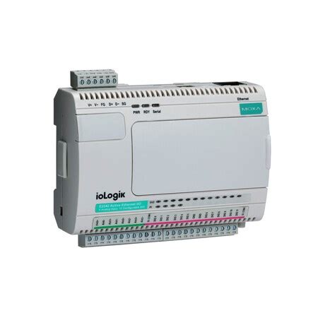 Moxa Active Ethernet I/O Server, 4Ai/12Dio ioLogik E2242 | Zoro