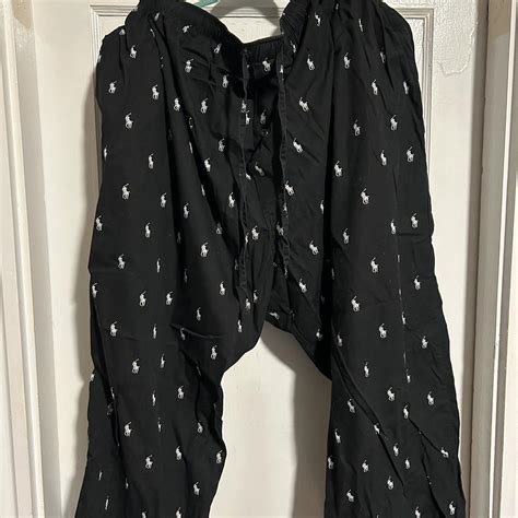 Black Polo Pajama Pants 4XT Men’s #Polo #Pajama - Depop