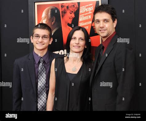 Actor Ralph Macchio and family attend the premiere for "Hitchcock" at ...