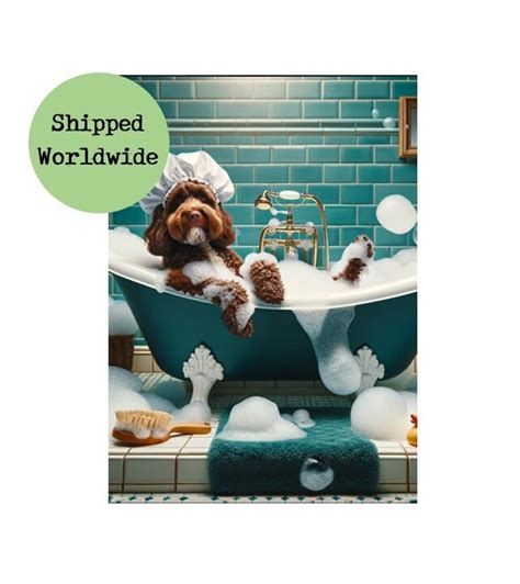 Image result for Cockapoo Puppy Bath