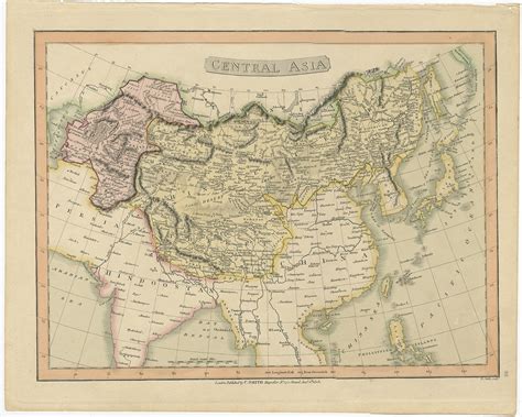 Map Of Central Asia In 1800