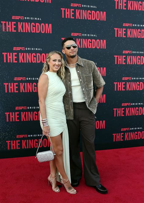 Brittany Mahomes Dazzles in Draped Dress While Supporting Husband ...