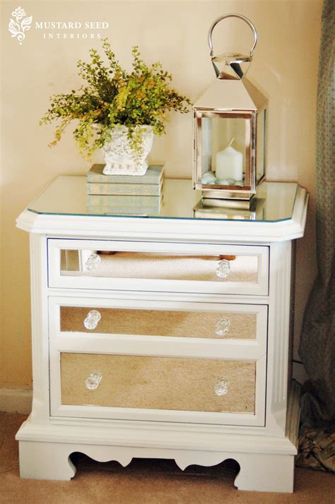 Image result for Mirrored Side Table