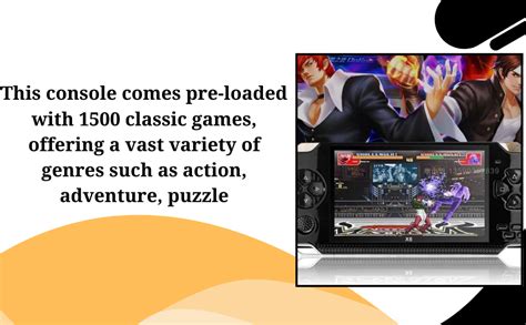 Elevea 𝟏𝟓 𝐘𝐄𝐀𝐑𝐒 𝐖𝐀𝐑𝐑𝐀𝐍𝐓𝐘 4.3 inch 8GB Handheld Game Console for ...