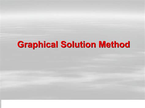 Image result for Graphical Method Solutions