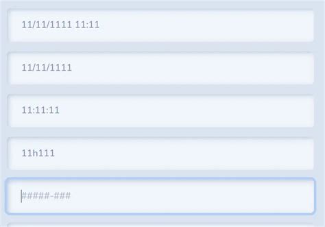 Image result for HTML Tags Input Mask