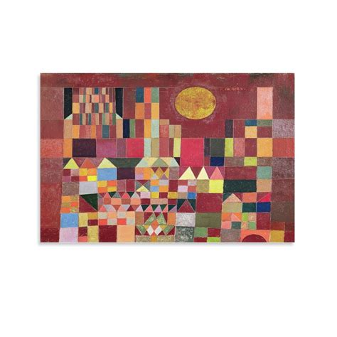 Swiss-born German Artist Paul Klee Castle And Sun Retro Poster Gifts ...
