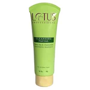Buy LOTUS GREEN TEA & CHAMOMOLE SOOTHING MASQUE CLEANSING FACIAL-60G ...