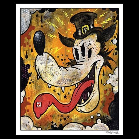 The Orange Wolf fine art print by Frank Forte | tomenosuke