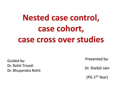 Nested Case-Control Studies 的图像结果