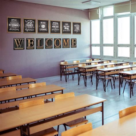 Buy 13 Pieces Industrial Chic Bulletin Board Posters, Inspirational ...