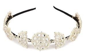Buy Shining Diva Fashion Stylish Fancy Kundan Pearl Headband Matha ...