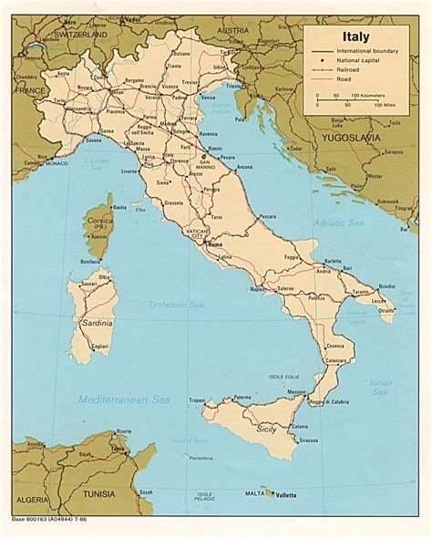 Maps of Italy | Detailed map of Italy in English | Tourist map of Italy ...