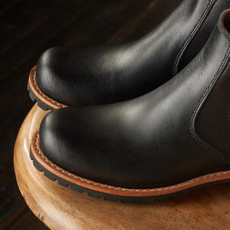 Chelsea Explorer Leather Boots 6" (Raven Black) Goodyear Welted – Craft ...