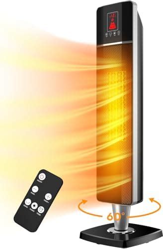 COMFYHOME 78Cm 2000/1000 Watts Room Heater For Home With Remote,12H ...