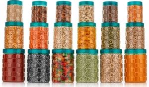 HASHONE Plastic Grocery Container - 1200 ml, 650 ml, 350 ml Price in ...