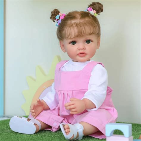 NPK 55CM Full Body Soft Silicone Vinyl Reborn Toddler Betty Lifelike ...