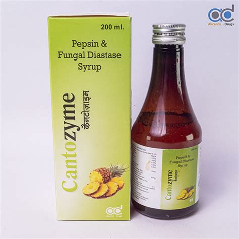 CANTO-ZYME 200ml Syrup Alicanto Drugs Pvt. Ltd.