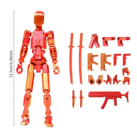 Titan 13 Action Figure Set, T13 Action Figure, 3D Printed Action ...