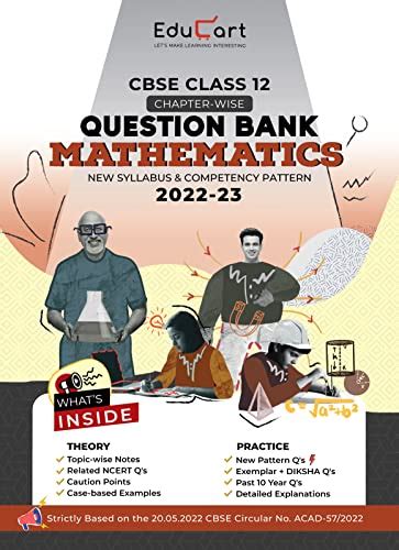Educart CBSE Class 12 MATHEMATICS New Question Bank Book For 2022-23 ...