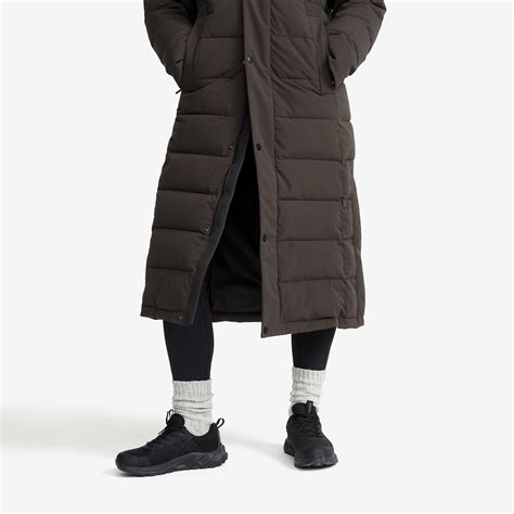 Scenic Insulated Long Parka Women Espresso | RevolutionRace