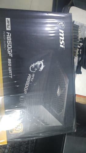 Msi MPG A850GF 80 Plus Gold | 850 Watt Modular PSU