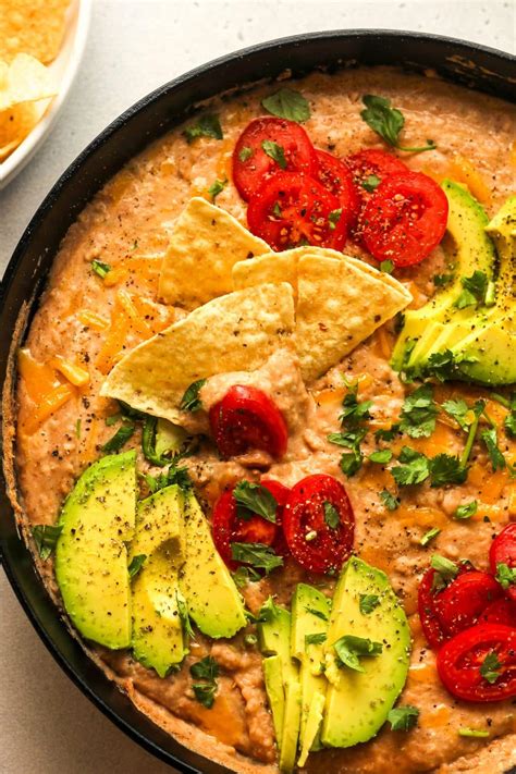 Mexican Refried Bean Dip - SueBee Homemaker