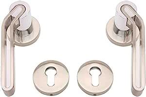 Buy Akshat Decor Metal Mortise Handle (Silver, 4-Piece, SH 296) Online ...