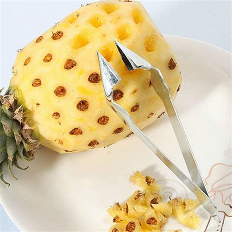Buy Daesyn Deal Stainless Steel Quick Pineapple Eye Peeler Seed Remover ...