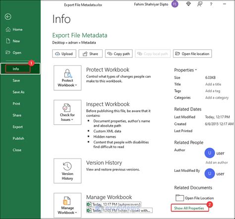 Image result for Extract Metadata to Excel