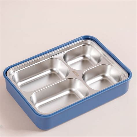 Blue insulated stainless steel tiffin box Online - Premium Lunch Box ...