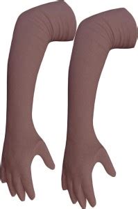 Uniqella omen Cotton Long Driving UV Sun Protection Gloves Combo Pack ...