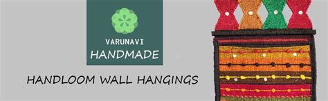 VARUNAVI Handloom Cotton Letter Magazine Holder wall Hanging Home Decor ...