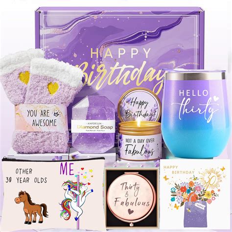Buy Anforsun 30th Birthday Gifts for Women, Funny 30th Birthday Hampers ...