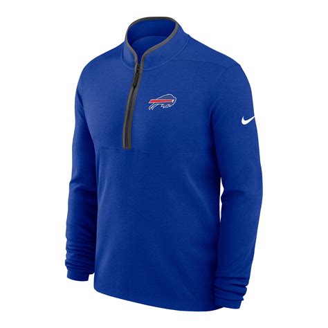 Buffalo Bills Nike 2025 Sideline 1/2 Zip Primary Logo Pullover – The ...