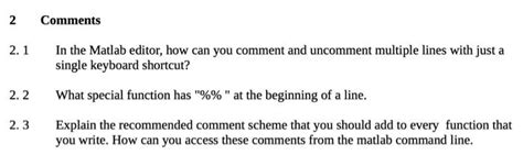 Image result for MATLAB Comment Shortcut