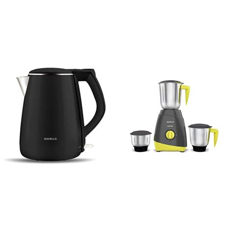 Buy Havells Aqua Plus 1.2 litre Double Wall Kettle / 304 Stainless ...