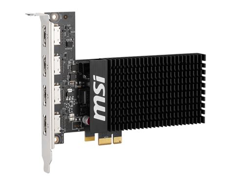 MSI GEFORCE GT 710 2GD3H 4HDMI GRAPHICS CARD– Vishal Peripherals