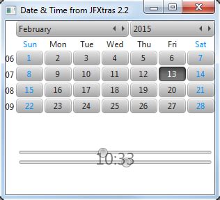 Image result for JavaFX Show Current Date and Time