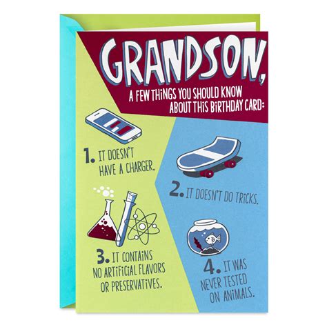 Seriously Big Wishes Funny Pop-Up Birthday Card for Grandson - Greeting ...