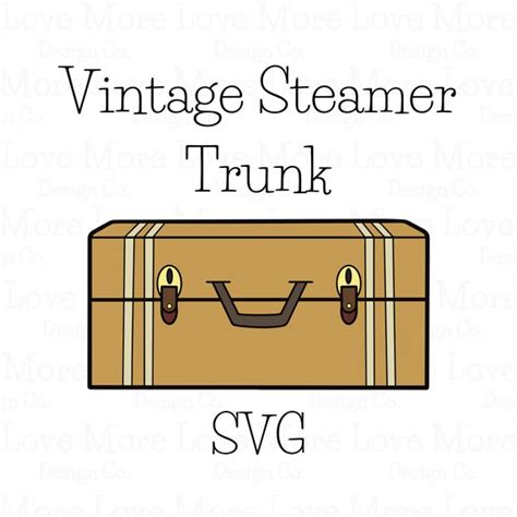 Steamer Trunk SVG SVG Files for Cricut Trunk Vector Old - Etsy India
