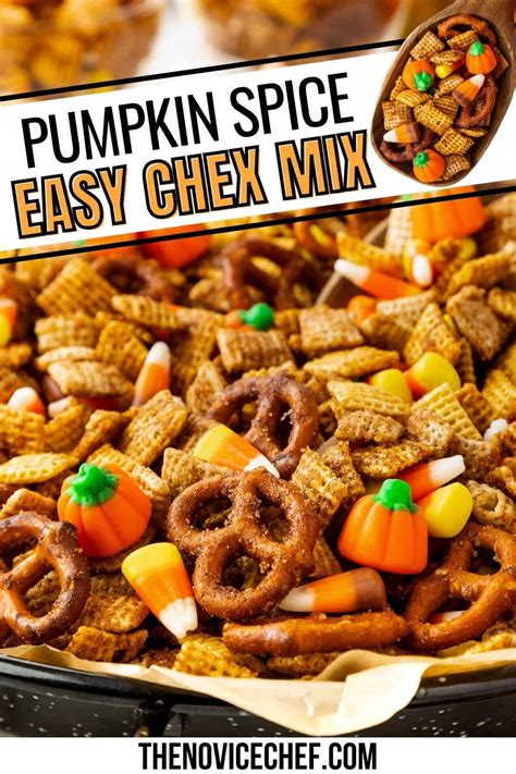 This Pumpkin Spice Halloween Chex Mix recipe is loaded with a ...