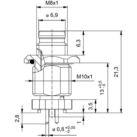 Circular plug connector, installation (PCB connection system) | SAIE ...