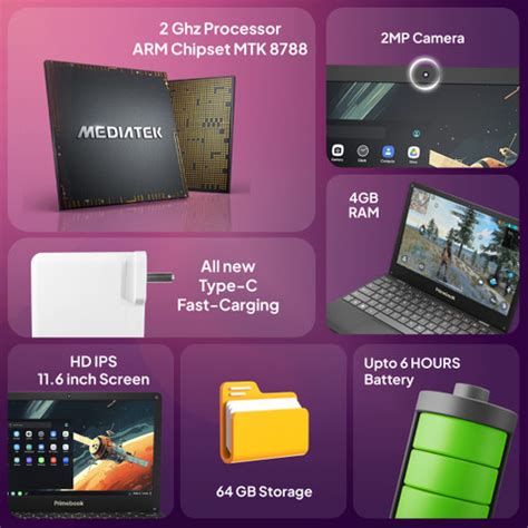 Primebook 4G Android Based MediaTek MT8788