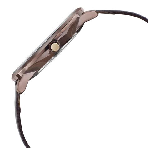 Poze by Sonata Quartz Analog Brown Dial Leather Strap Watch for Men