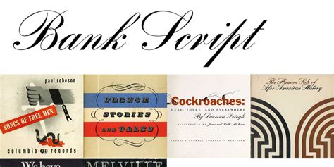 Image result for Bank Script Font