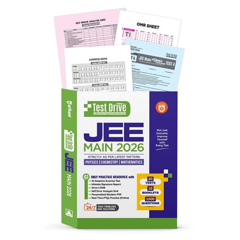 Arihant - JEE Main Exam 2026 Test Drive | 20 Tests, 16 Booklets, 1500 ...