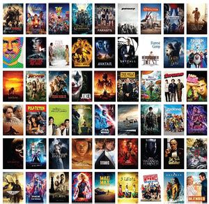 Aesthetic 54 Pcs Movie Poster For Room Wall Decor - 4 x 6 Inches Self ...