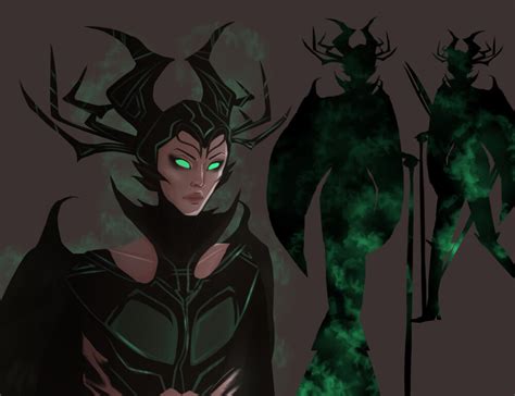 ArtStation - Hela Odinson X Maleficent